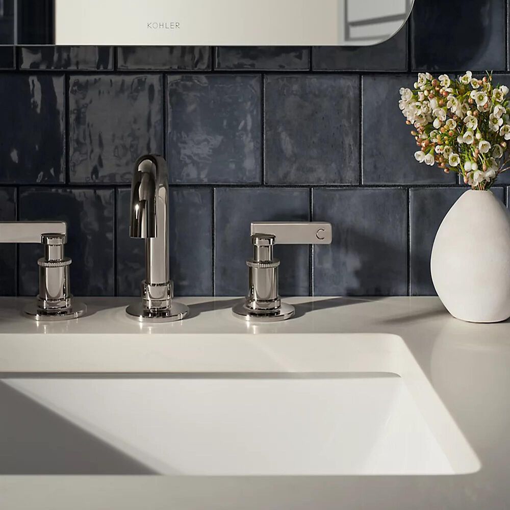 Kohler Castia Widespread Bathroom Sink Faucet in Vibrant Polished Nickel, , large