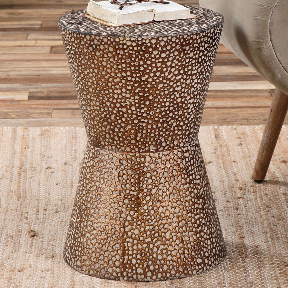 Uttermost Cutler Accent Table in Bronze, , large