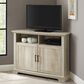 Walker Edison Columbus 44" Corner TV Stand in White Oak, , large