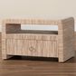 Baxton Studio Hannah 1-Drawer Nightstand in Natural, , large