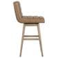 Armen Living Elias 30" Swivel Bar Stool in Washed Wood, , large