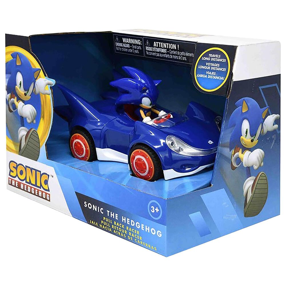 Sonic The Hedgehog Pull Back Racer, , large