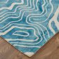 Feizy Lorrain 3"6" x 5"6" Blue and Ivory Area Rug, , large