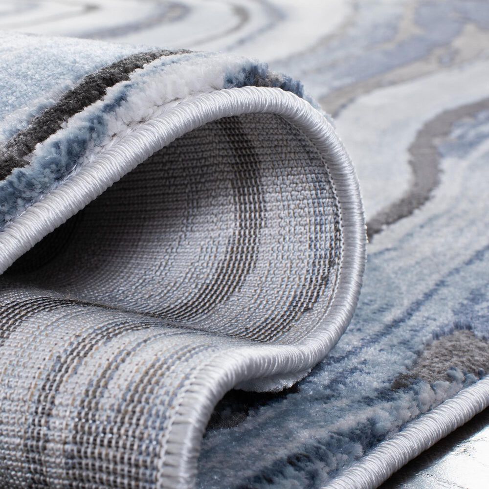 Safavieh Craft 2'3" x 10' Blue and Grey Runner, , large