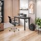 Techni Sport Modern Medium Back Executive Office Chair in Black, , large