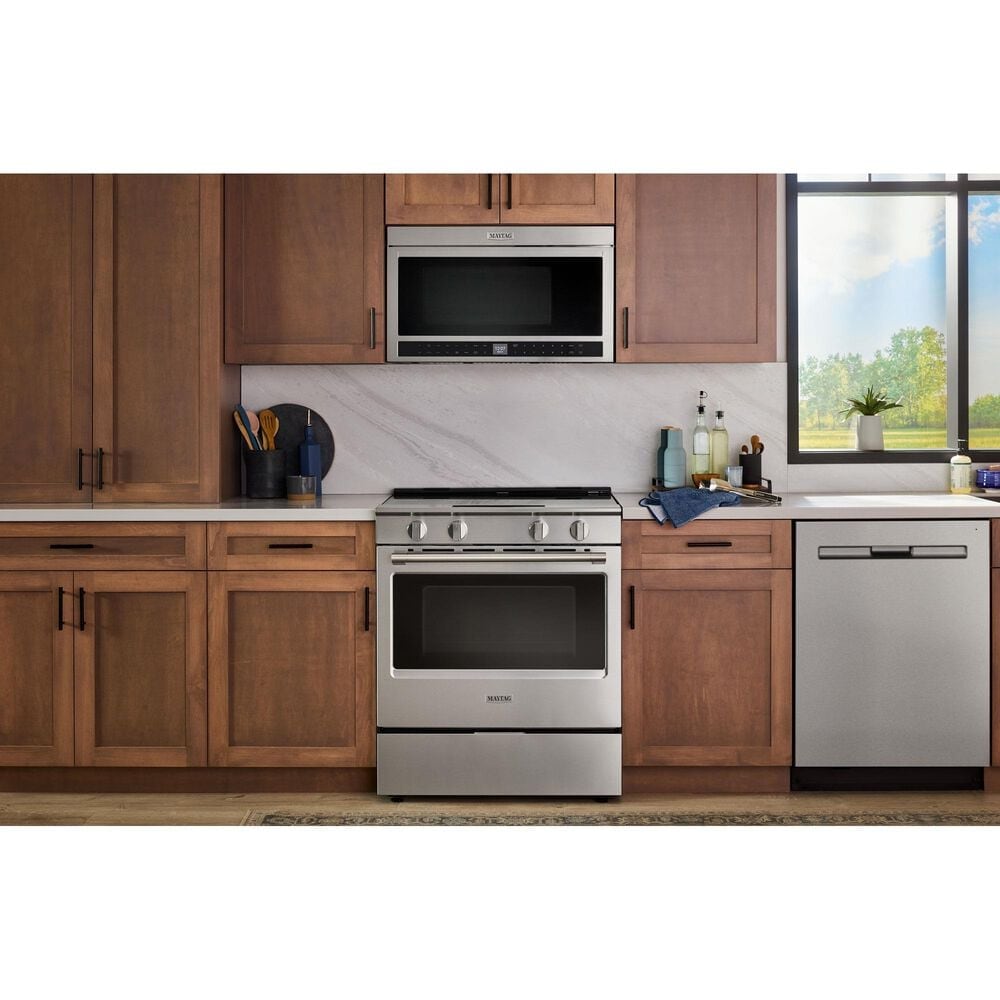 Maytag 5.3 Cu. Ft. Slide-In Electric Range in Fingerprint Resistant Stainless Steel, , large
