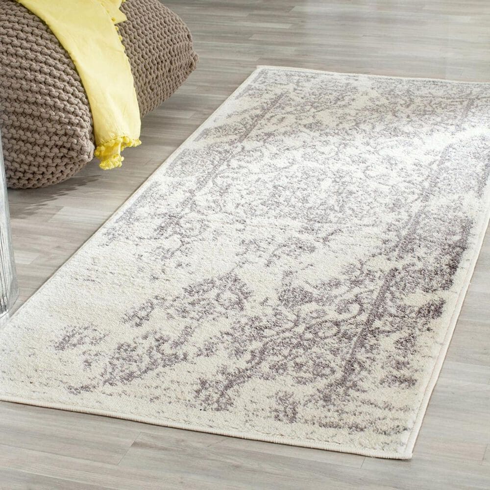 Safavieh Adirondack ADR101B-220 2"6" x 20" Ivory/Silver Runner, , large