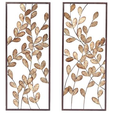 Southern Enterprises Binet Wall Decor in Dark Gold/Bronze, , large