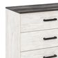 Ashley Shawburn 6-Drawer Dresser in Whitewash and Charcoal Gray, , large
