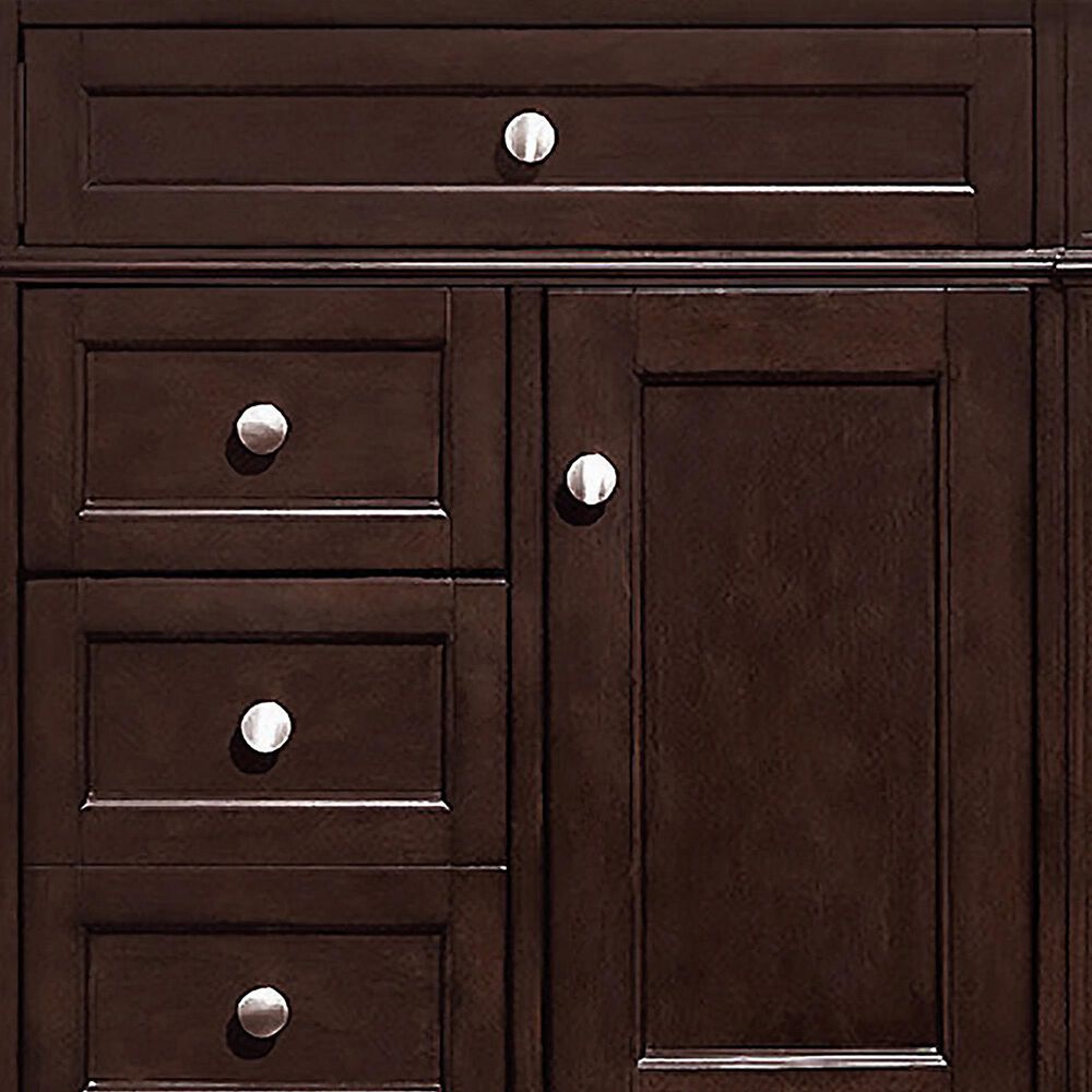 James Martin Vanities Brittany 30&quot; Single Bathroom Vanity in Burnished Mahogany with 3 cm Parisien Bleu Quartz Top and Rectangular Sink, , large