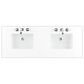 James Martin Vanities Lorelai 60" Double Vanity in Bright White with 3 cm White Zeus Quartz Top, , large