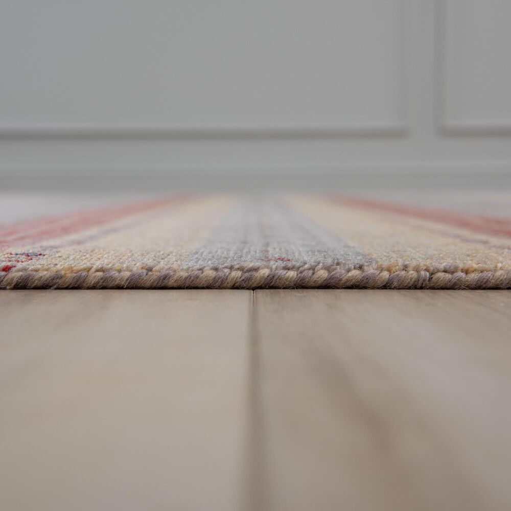 RIZZY Spectrum Gold, Rust, Gray, Blue, Cream, Beige and Green 4&#39; x 6&#39; Area Rug, , large