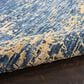 Nourison Luna 2" x 3" Dark Blue and Mocha Area Rug, , large