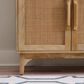 Linon Home Decor Janie 3-Door Cabinet in Natural, , large