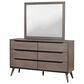 Furniture of America Lennart 4-Piece Full Bedroom Set in Gray, , large