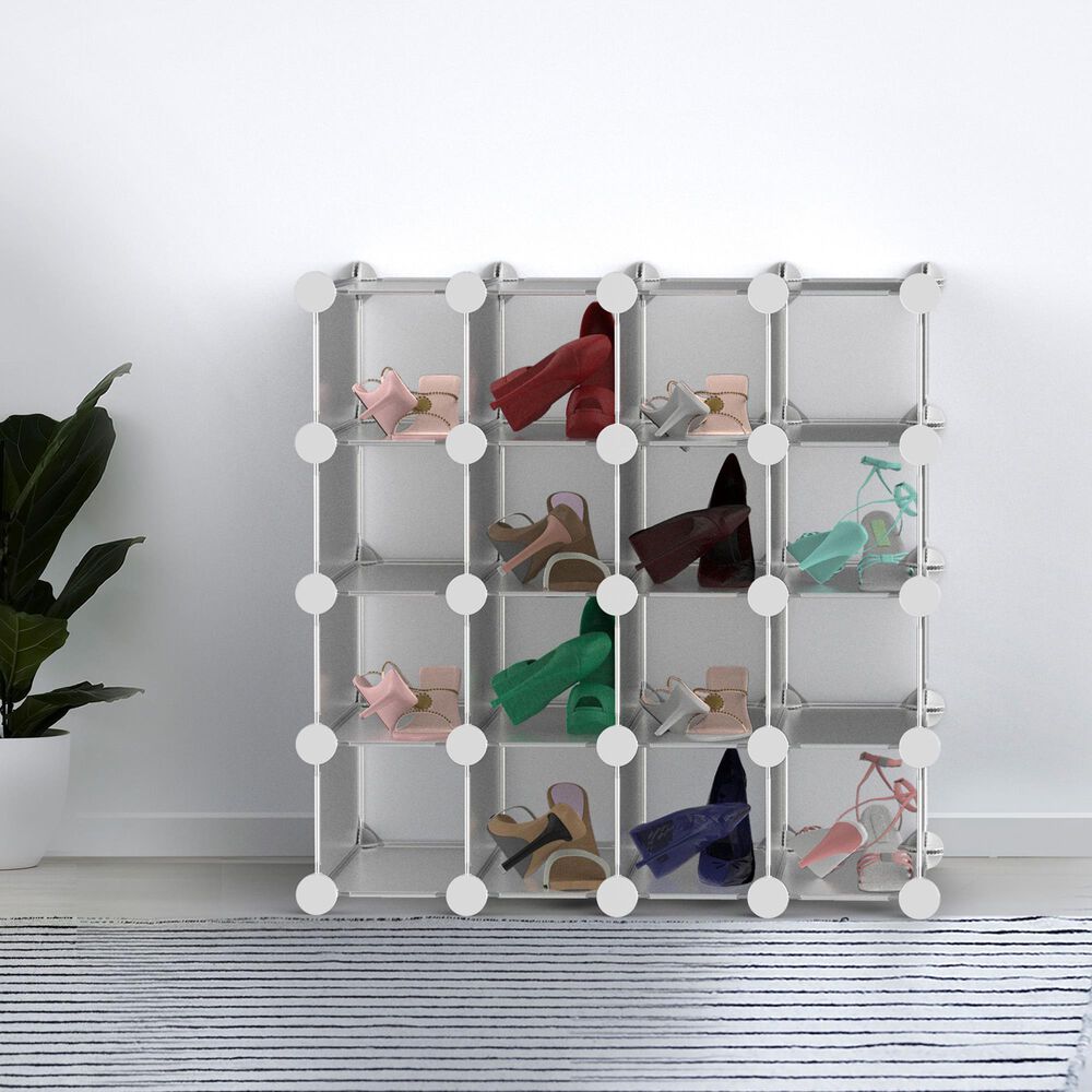 Timberlake 16-Piece Storage Cube Set in White, , large