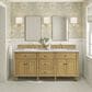 James Martin Vanities Lorelai 72" Double Bathroom Vanity in Light Natural Oak with 3 cm Eternal Jasmine Pearl Silestone Top, Rectangular Sinks and FreePower Wireless Charger, , large