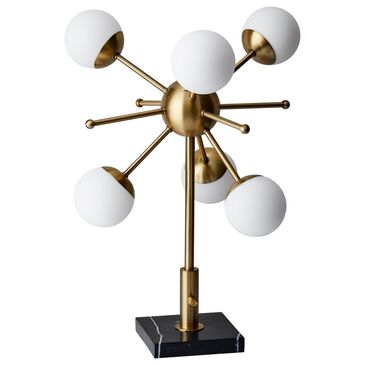 37B Doppler LED Table Lamp in Antique Brass, , large