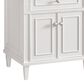 James Martin Vanities Lorelai 72" Double Vanity in Bright White with 3 cm Arctic Fall Solid Surface Top, , large
