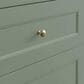 James Martin Vanities Breckenridge 36" Single Bathroom Vanity in Smokey Celadon with 3 cm Victorian Silver Quartz Top and Rectangular Sink, , large