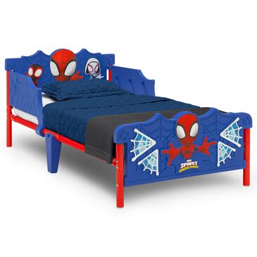 Delta Children Spidey and His Amazing Friends 3D Toddler Bed in Blue, , large