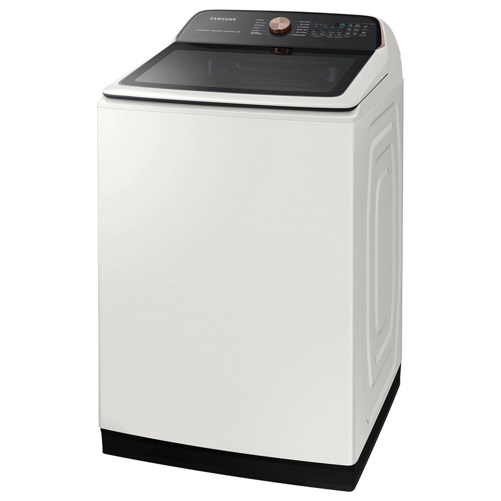 Samsung 5.5 Cu. Ft. Smart Top Load Impeller Washer and 7.4 Cu. Ft. Electric Dryer in Ivory, , large
