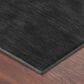 Dalyn Rug Company Soft Essentials Solid Black 1"8" x 2"6" Area Rug, , large