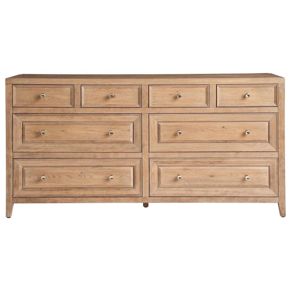 Universal Furniture Weekender 4-Piece Queen Panel Bedroom Set in Sand Dune and Natural, , large