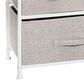 mDesign 5-Drawer Wide Dresser with Fabric Drawers in Linen, , large
