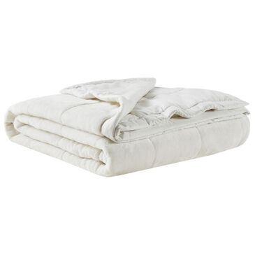 Hampton Park Coleman Twin/Twin XL Down Alternative Blanket in Ivory, , large