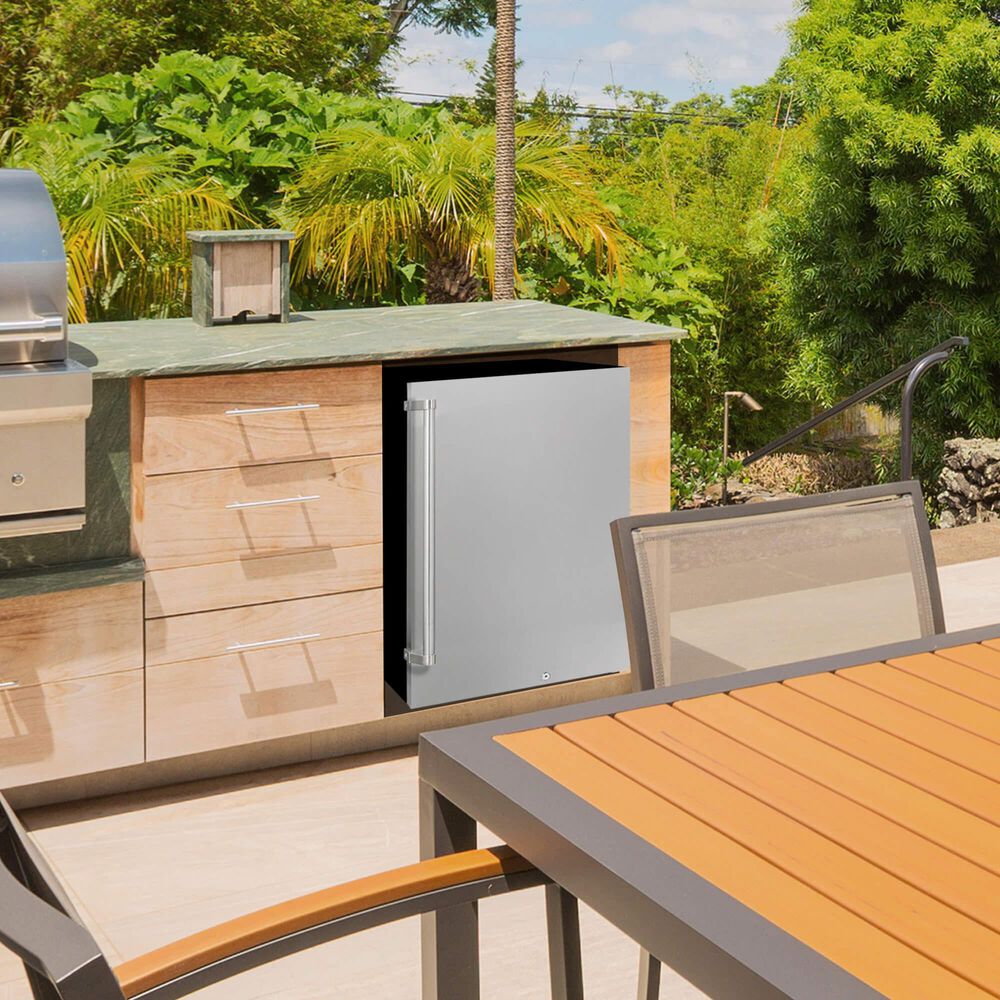 Danby 4.4 Cu. Ft. Outdoor Refrigerator in Stainless Steel, , large