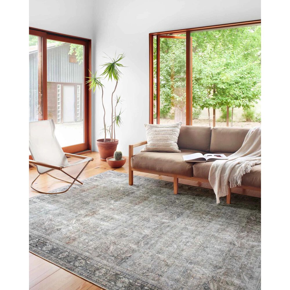 Loloi II Wynter WYN-07 3&#39;6&quot; x 5&#39;6&quot; Gray/Charcoal Area Rug, , large