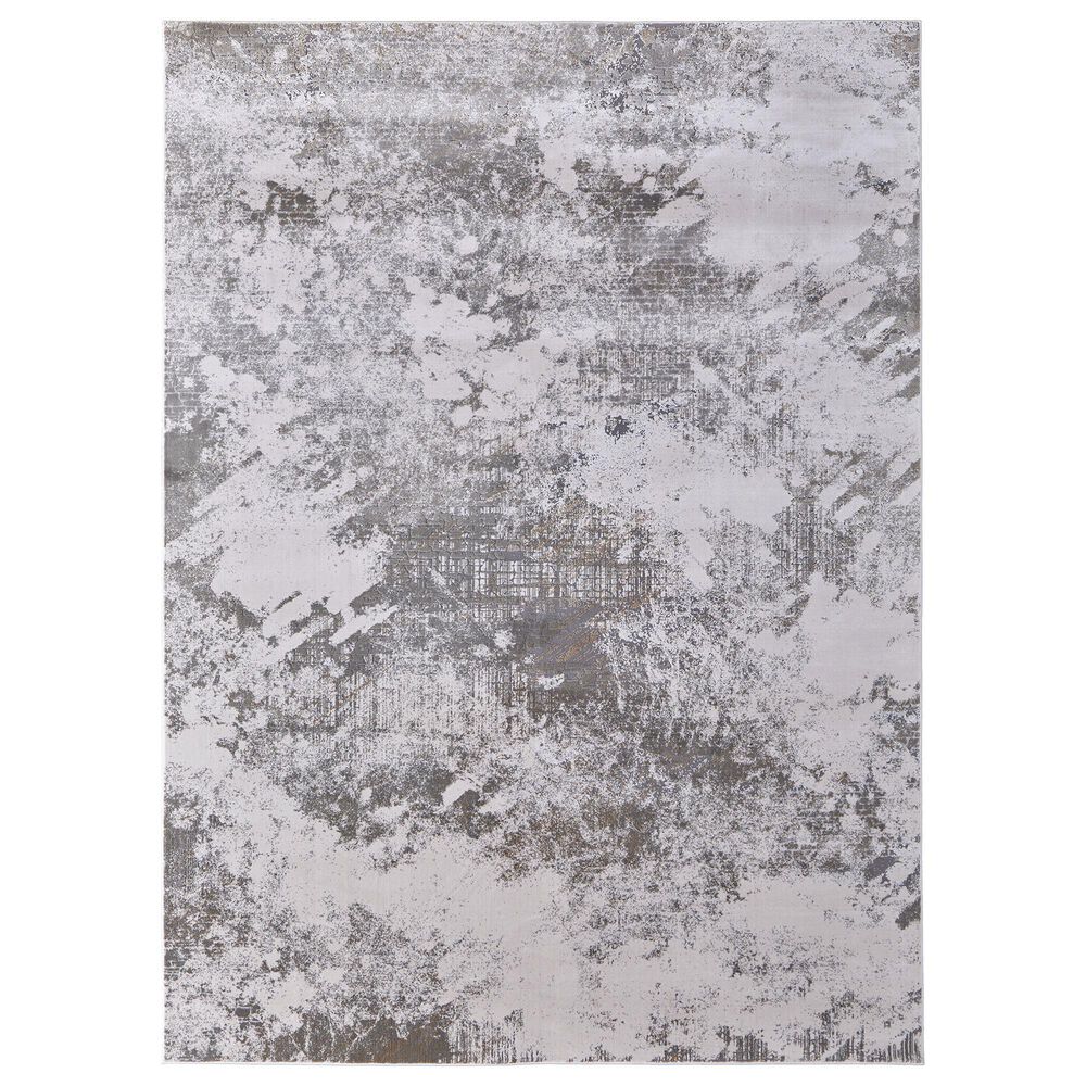 Feizy Waldor 12" x 15" Ivory and Gray Area Rug, , large