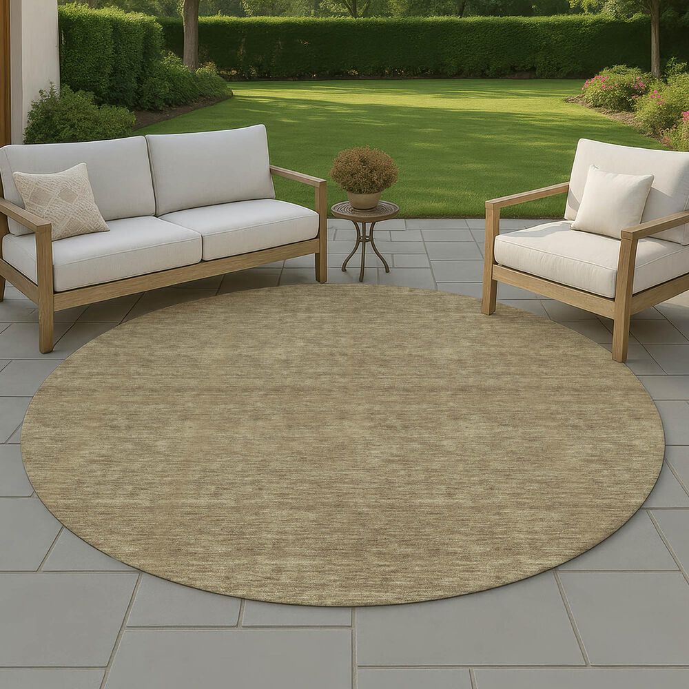 Dalyn Rug Company Soft Essentials Coffee 8' Round Area Rug, , large