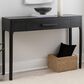 Linon Home Decor Wilcox Console Table in Black, , large