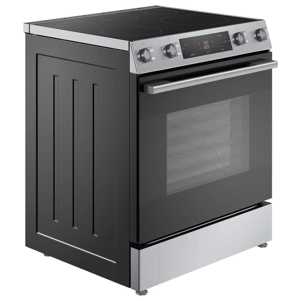 Bosch 100 Series 5.8 Cu. Ft. Freestanding Electric Range in Stainless Steel, , large