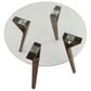 Lumisource Folia Dining Table in Walnut and Clear - Table Only, , large