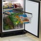 Marvel 4.9 Cu. Ft. Built-In Freezer with 2 Chrome Wire Bins in Stainless Steel, , large