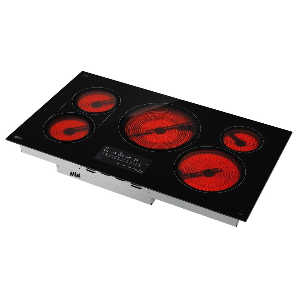 LG 36&quot; Electric Cooktop with UltraHeat in Black, , large