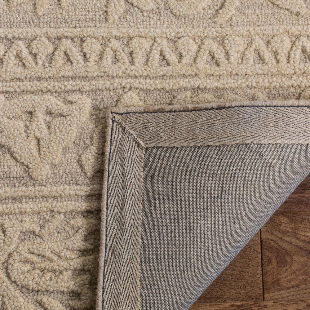 Safavieh Blossom BLM109F  2&#39;3&quot; x 8&#39; Light Gray and Ivory Runner Rug, , large