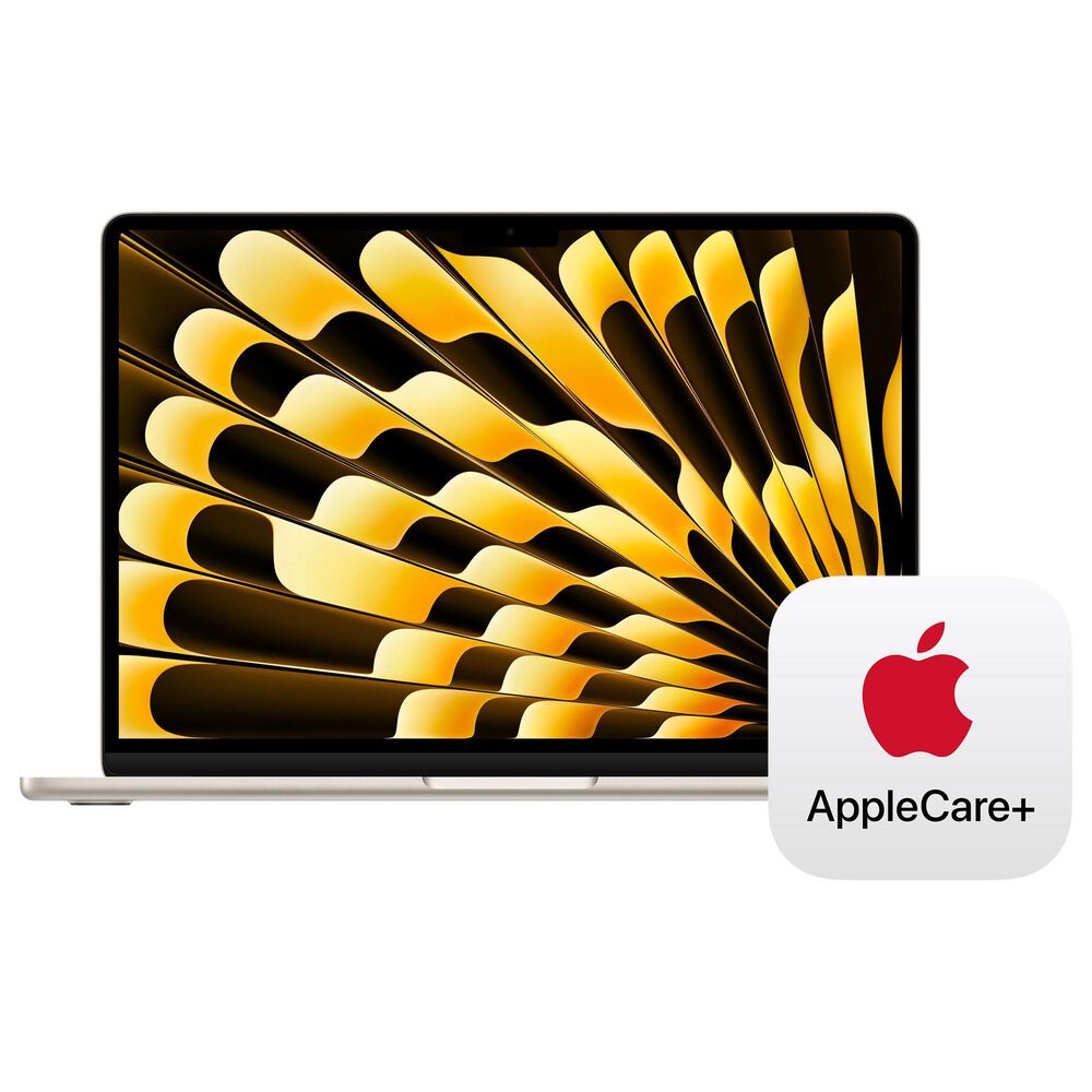Apple 13" MacBook Air | Apple M5 Chip - 10-core CPU and 10-core GPU - 16GB RAM - 1TB SSD in Starlight with 3-Year AppleCare+, , large