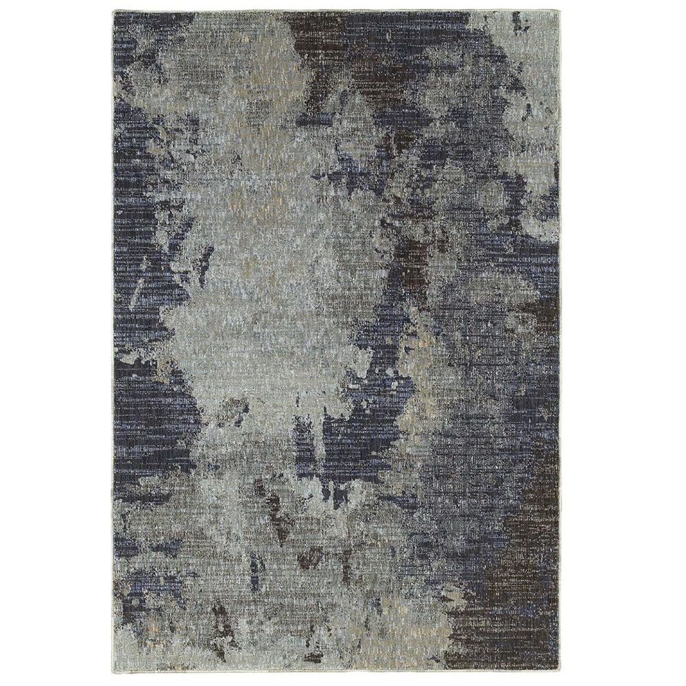 Oriental Weavers Evolution 8049B 10" x 13"2" Navy and Blue Area Rug, , large