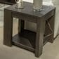 Belle Furnishings Lennox Hill Square End Table in Bark, , large