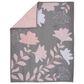 Lambs and Ivy Petals 3-Piece Crib Bedding Set in Mink Gray, Pink, Blush, Rose and White, , large