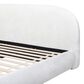 Jennifer Taylor Home Archie Puffy Grounded Queen Upholstered Platform Bed in Almond White, , large