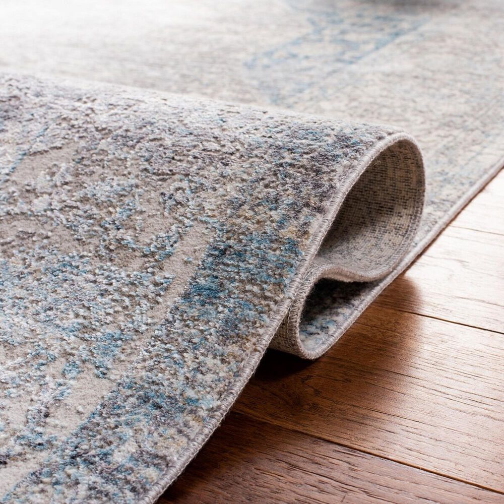 Safavieh Dream 2&#39; x 8&#39; Grey and Aqua Runner, , large