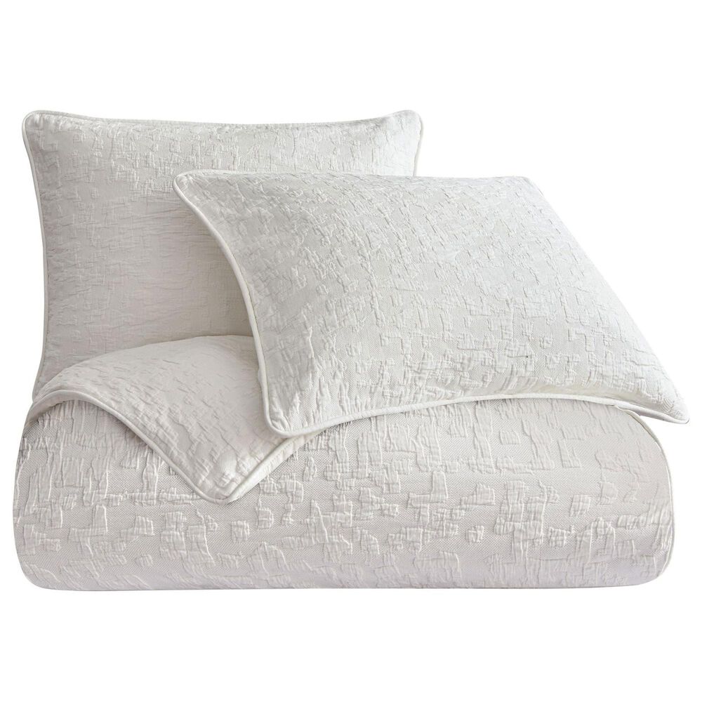 HiEnd Accents Porto Matelasse 3Piece Super King Comforter Set in