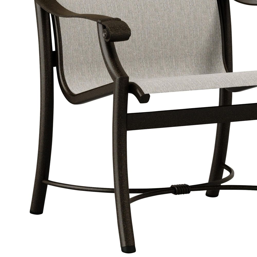 Tropitone Montreux Patio Dining Chair in Beige Grey, , large