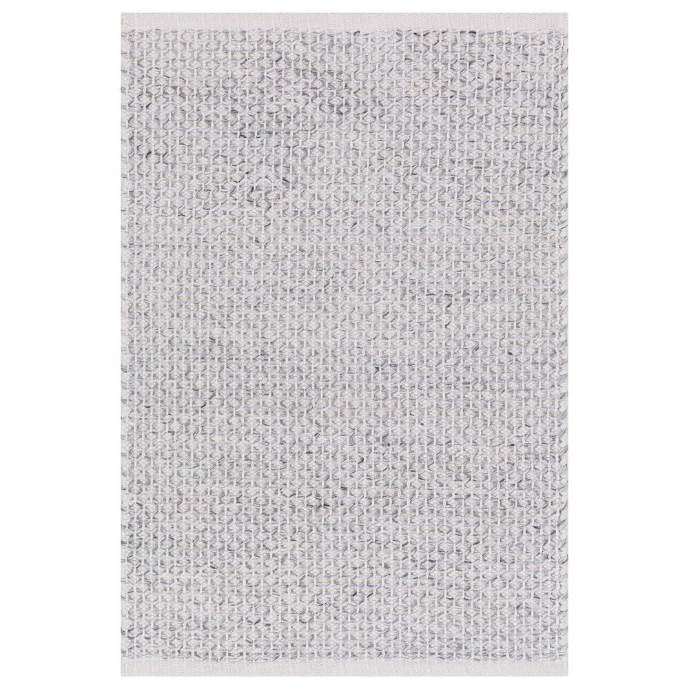 Surya Azalea Solid 2" x 3" Slate, Off White and Ink Blue Indoor/Outdoor Area Rug, , large