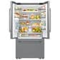 Samsung Bespoke AI 30 Cu. Ft. French Door Refrigerator with Zero Clearance Fit and In-Door Tall Water Dispenser in Fingerprint Resistant Stainless Steel, , large